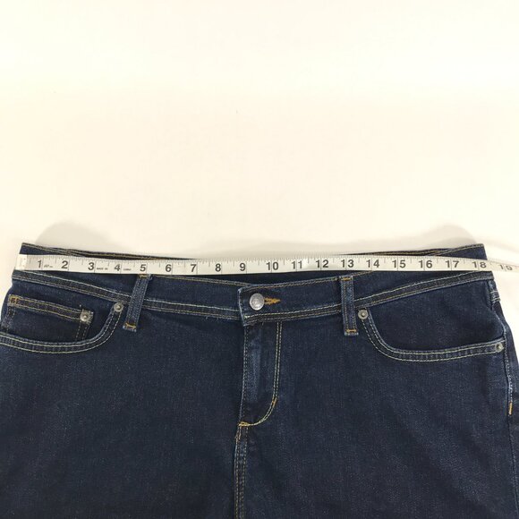 Patagonia Denim Shortie Short Women's Size 32 Dark Wash Stretch Casual Summer - Picture 4 of 8